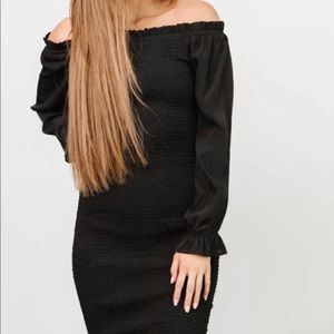 Baltic born Esther smocked midi dress